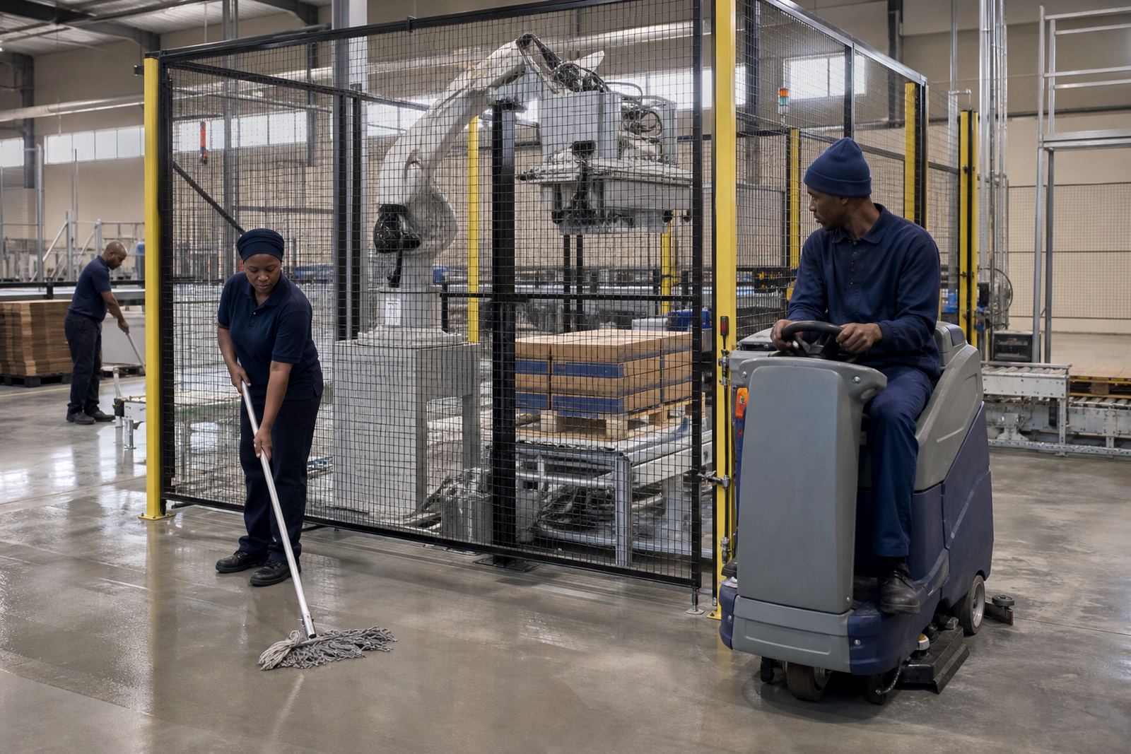Cleaning Around Cells