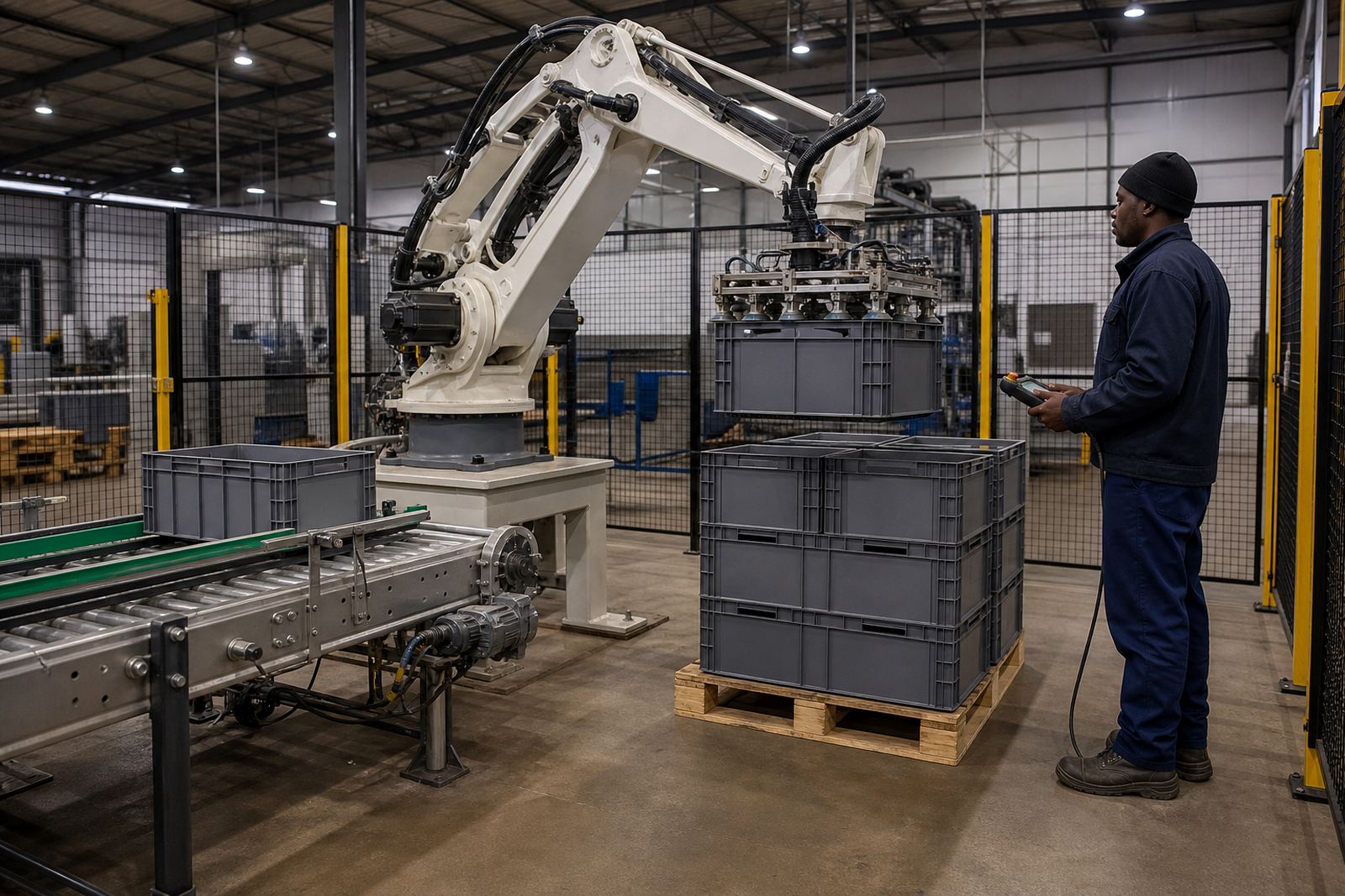 Crate Handling Robot