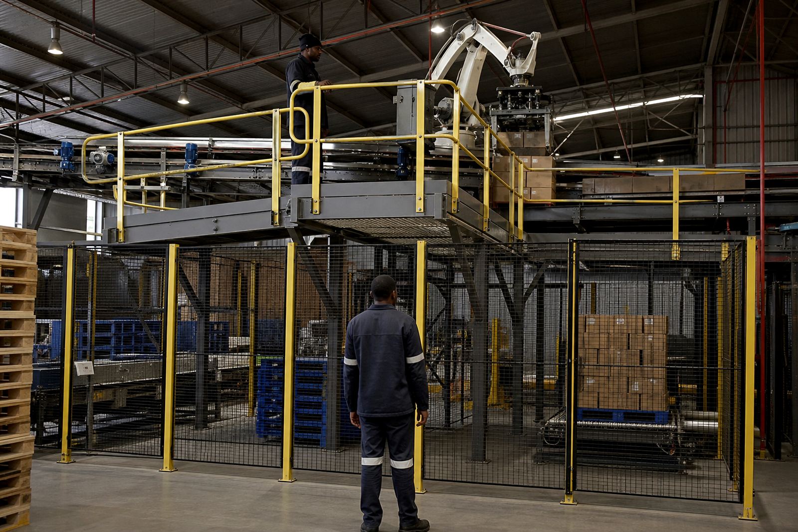 High Infeed Palletiser